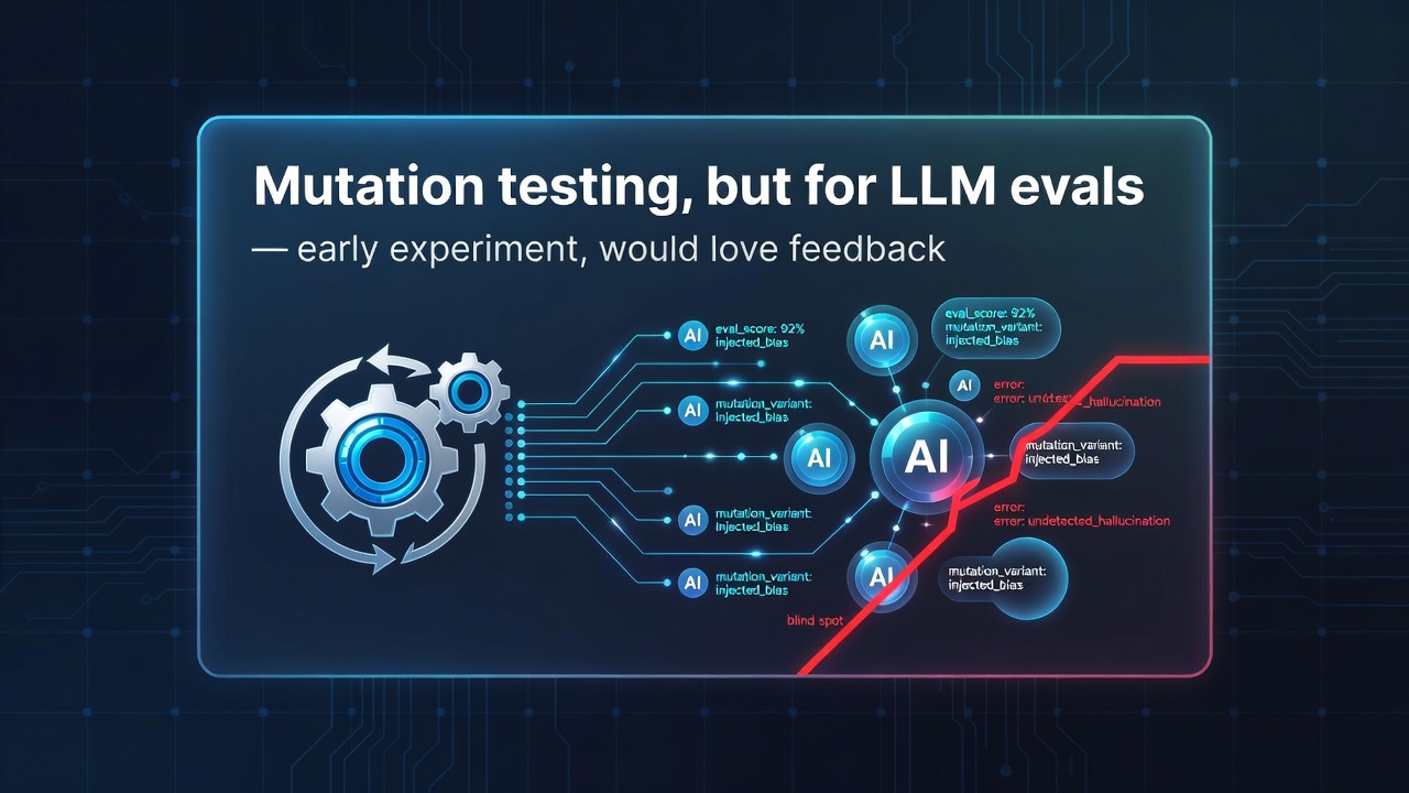 Mutation testing, but for LLM evals — early experiment, would love feedback