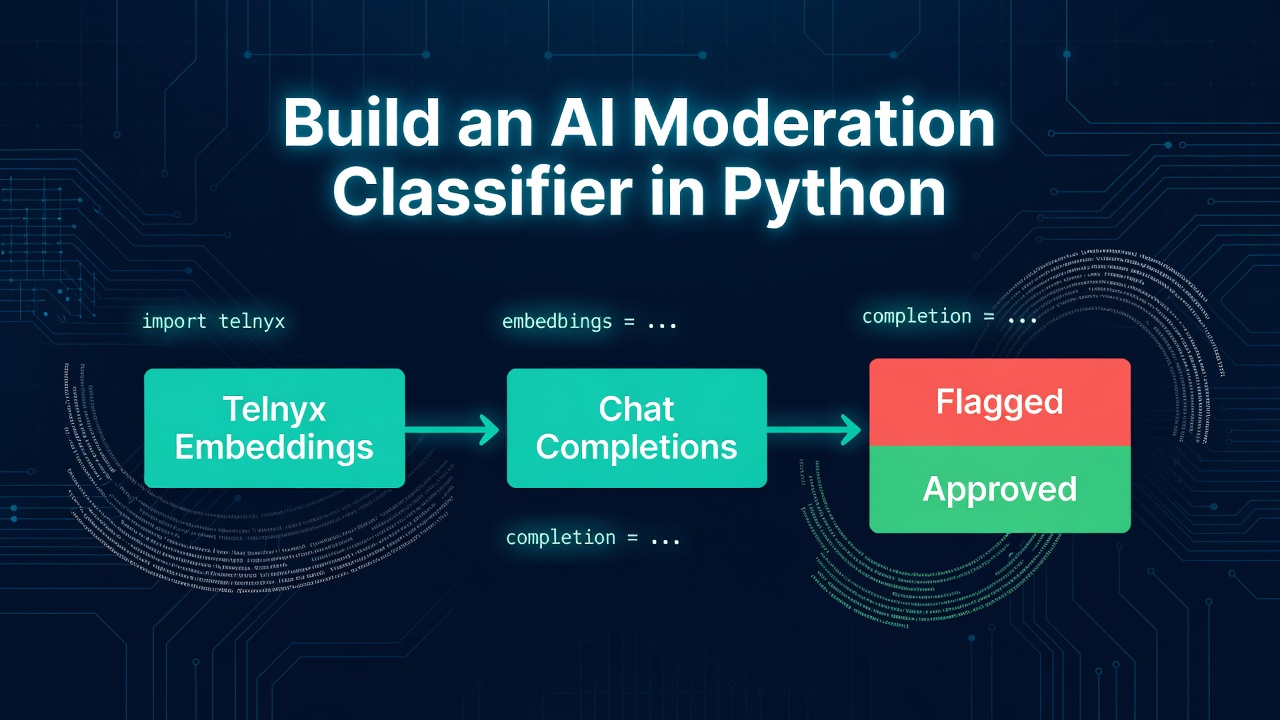 Build an AI Moderation Classifier in Python