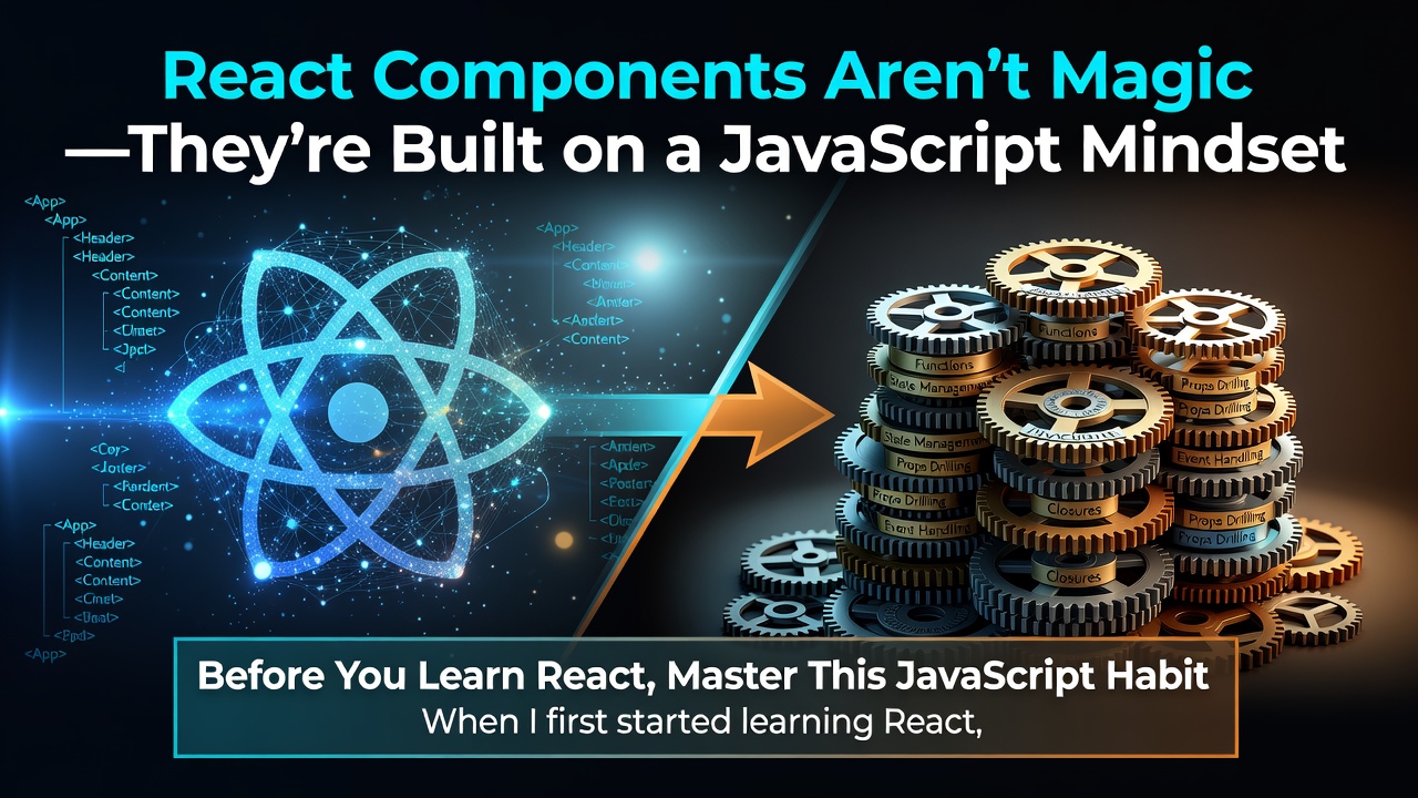 React Components Aren't Magic—They're Built on a JavaScript Mindset