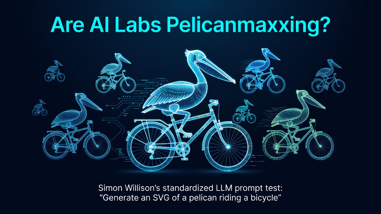 Are AI Labs Pelicanmaxxing?