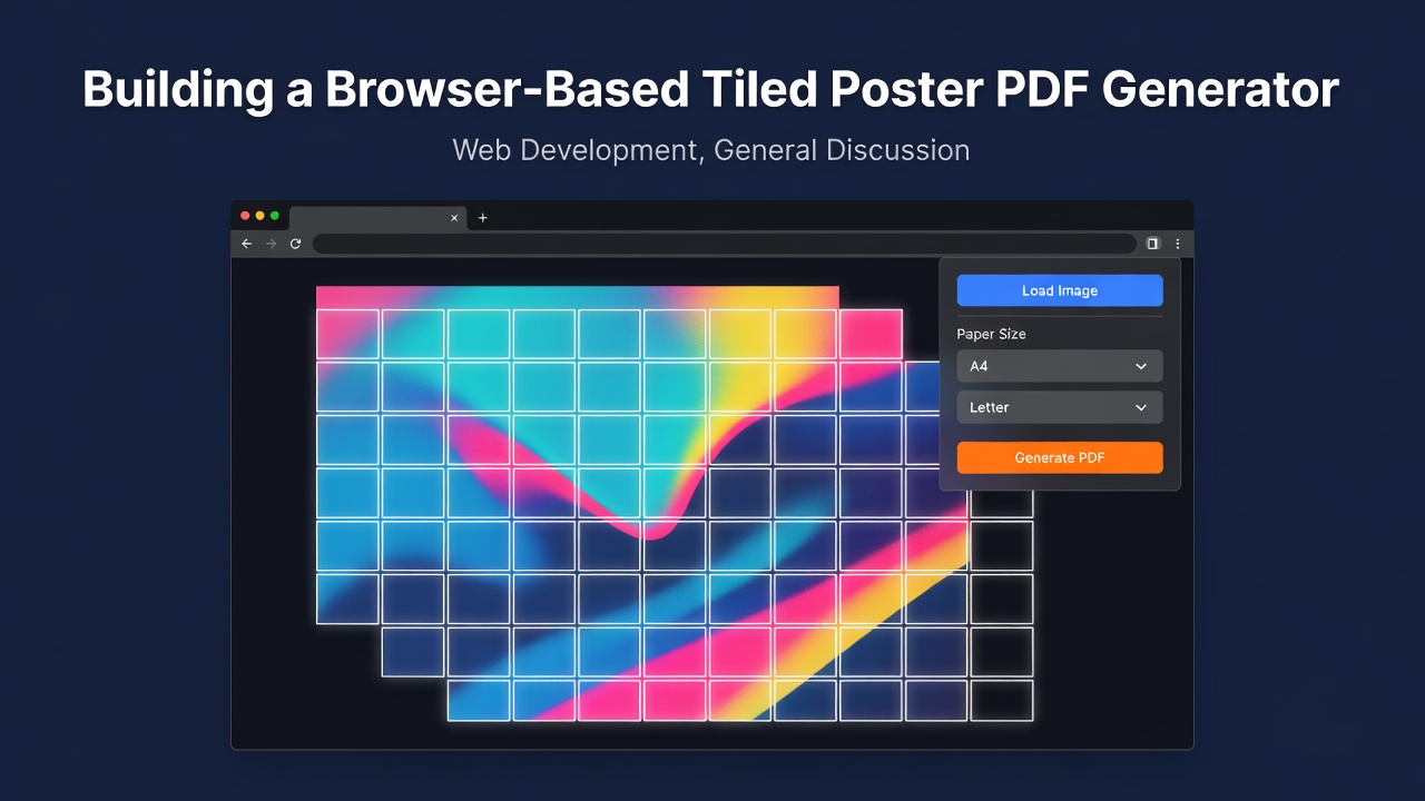 Building a Browser-Based Tiled Poster PDF Generator
