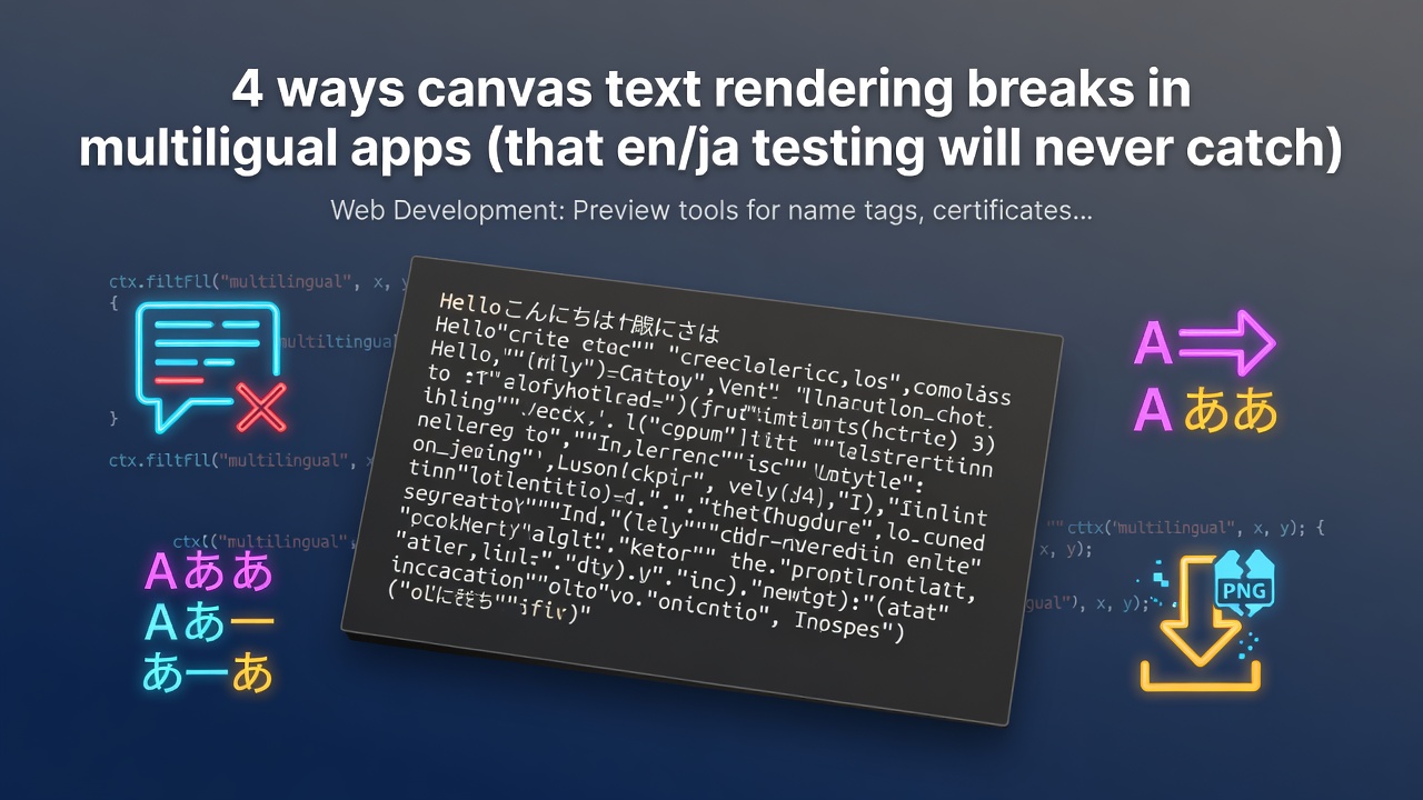 4 ways canvas text rendering breaks in multilingual apps (that en/ja testing will never catch)