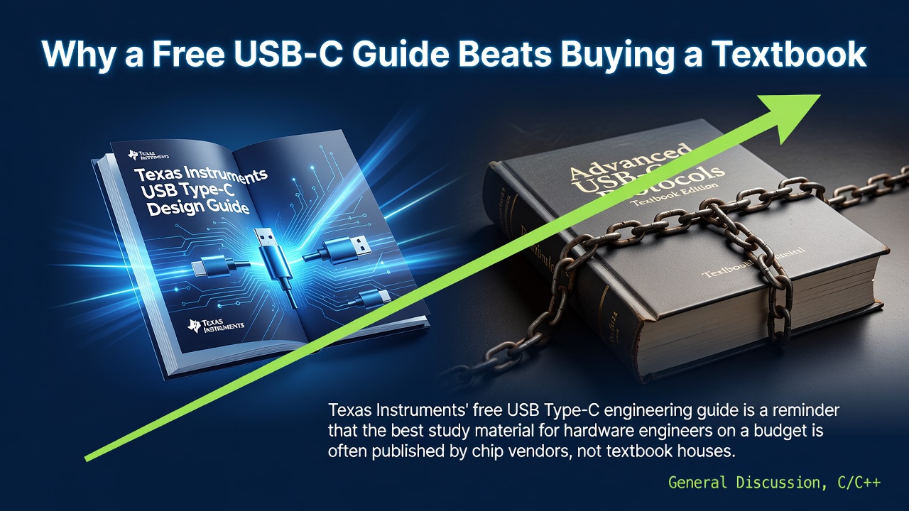 Why a Free USB-C Guide Beats Buying a Textbook