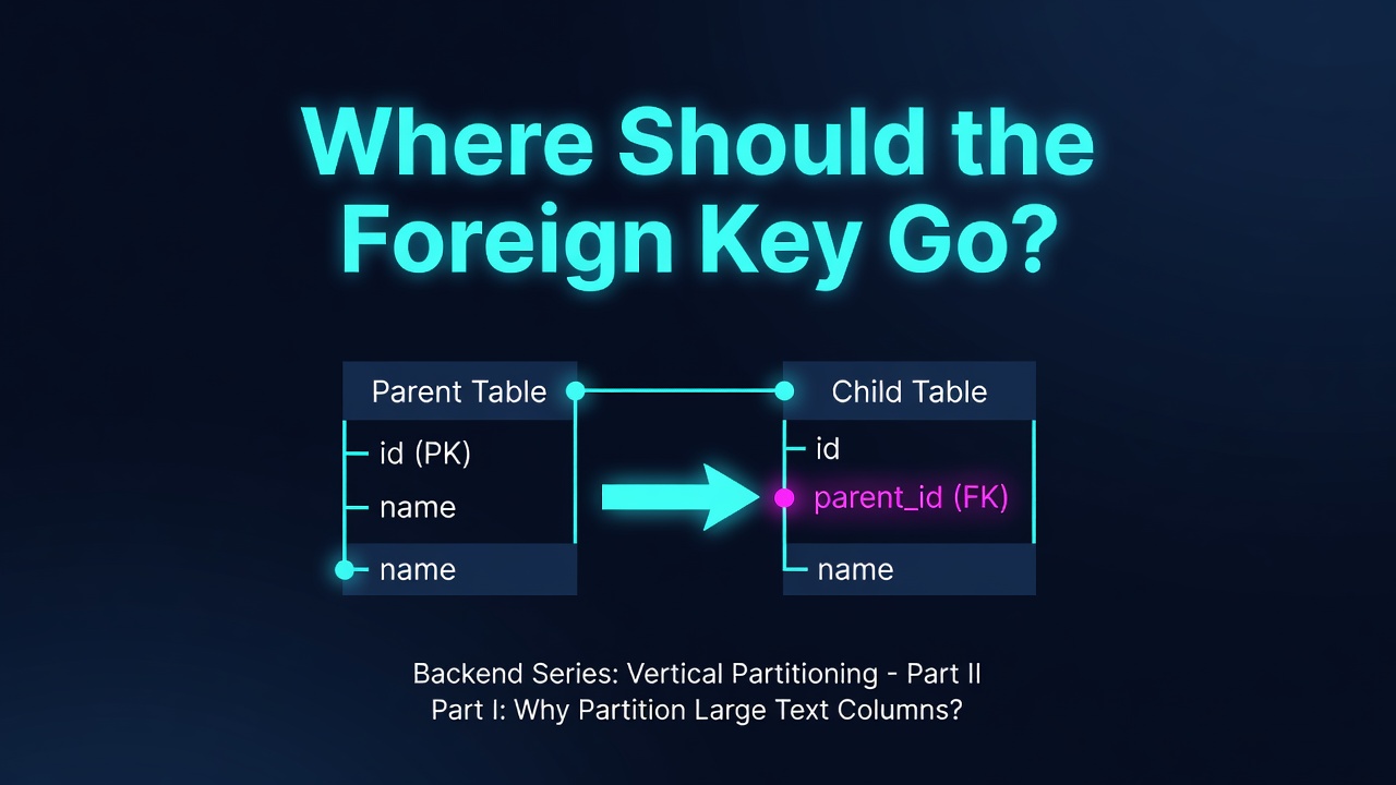 Where Should the Foreign Key Go?