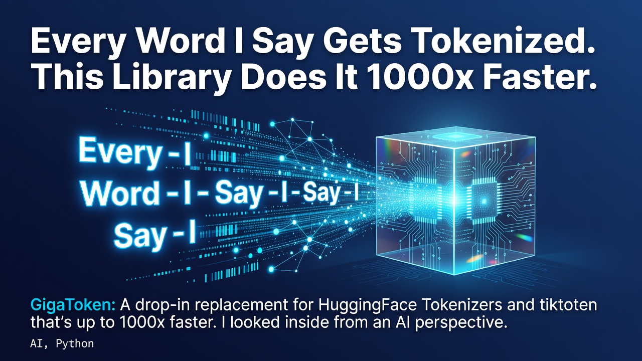 Every Word I Say Gets Tokenized. This Library Does It 1000x Faster.