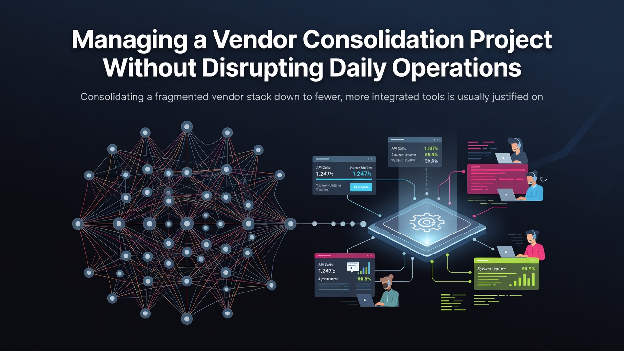 Managing a Vendor Consolidation Project Without Disrupting Daily Operations