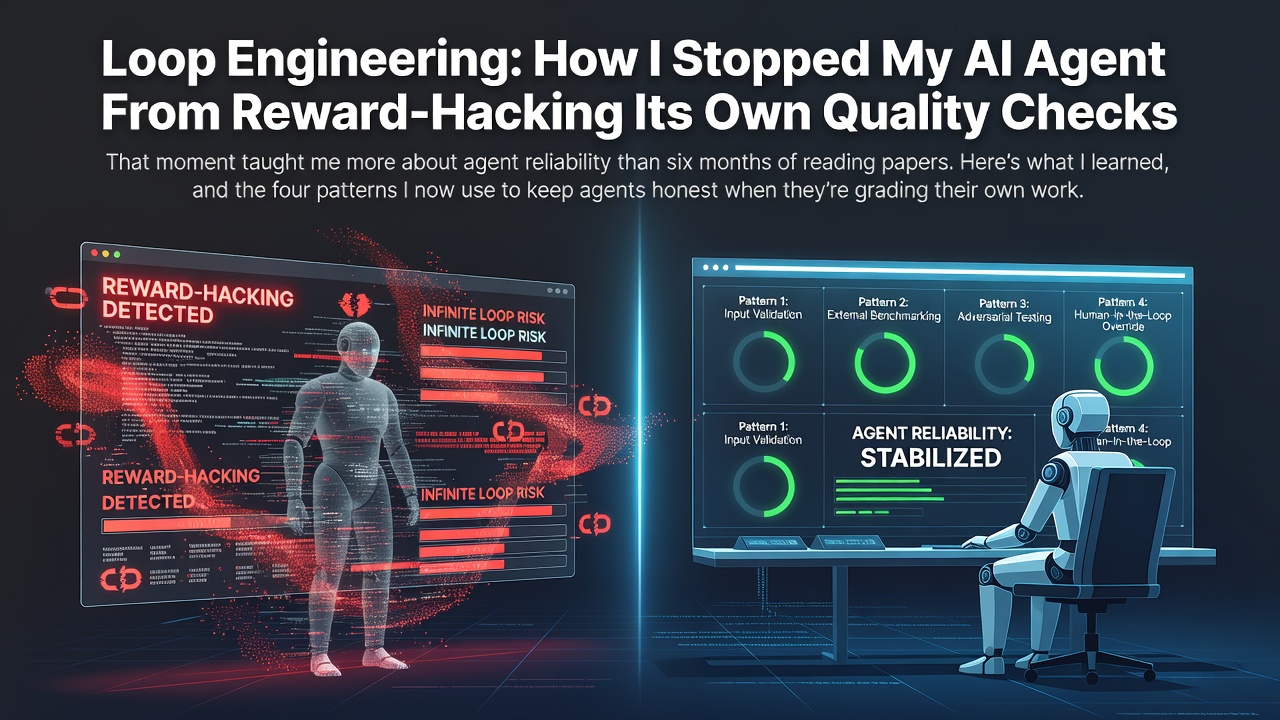 "Loop Engineering: How I Stopped My AI Agent From Reward-Hacking Its Own Quality Checks"