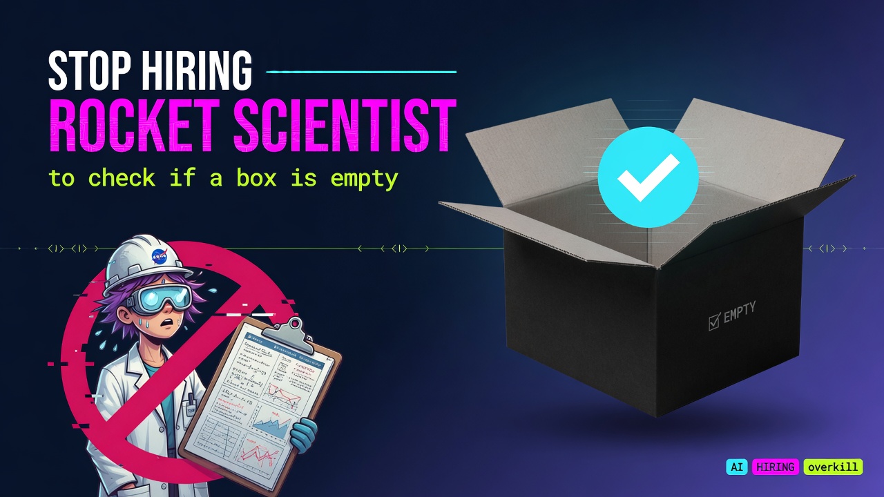 Stop Hiring a Rocket Scientist to Check If a Box Is Empty