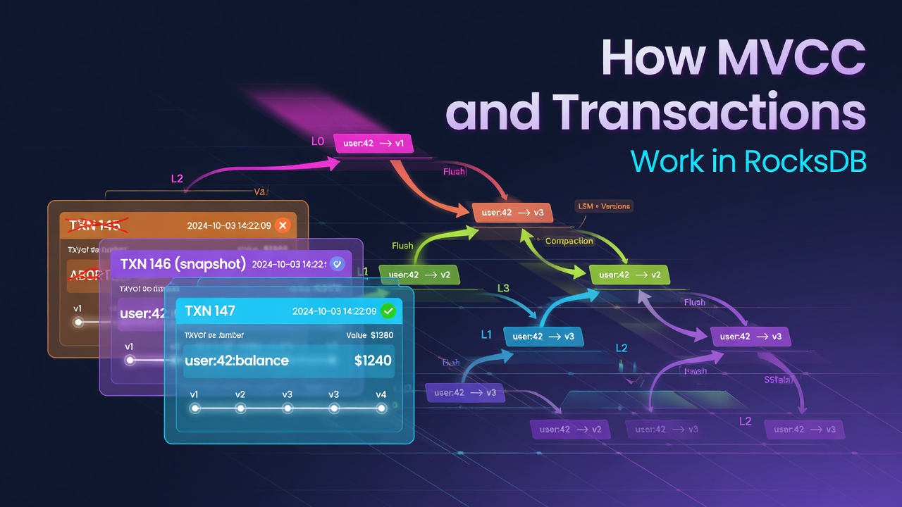How MVCC and Transactions Work in RocksDB