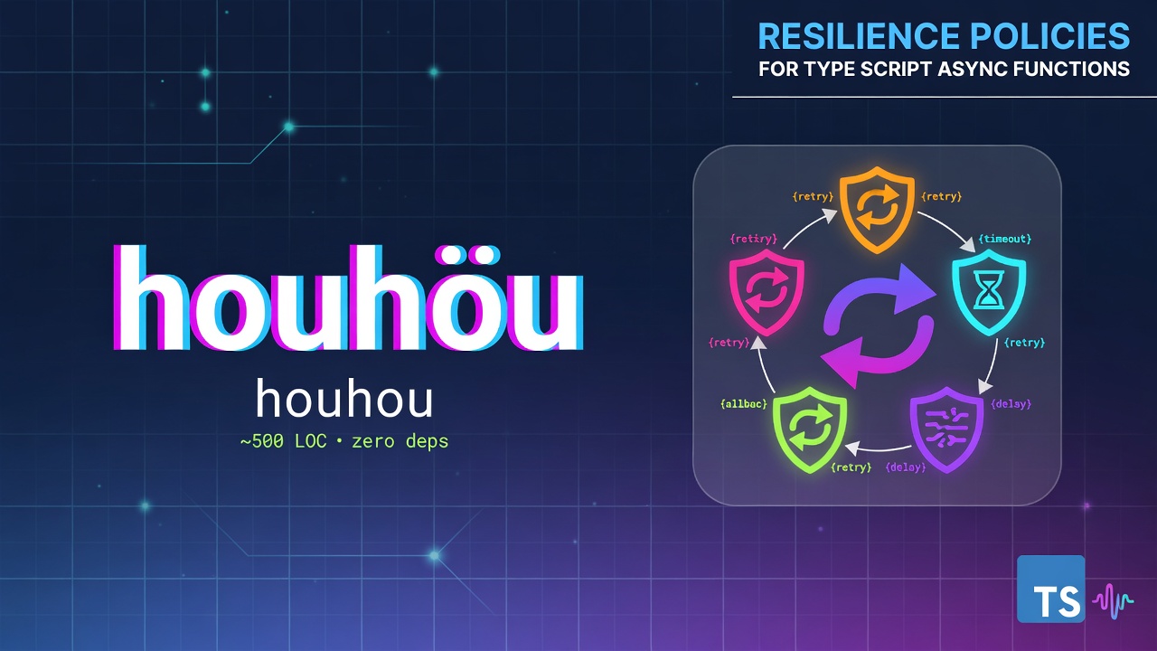 houhou — Resilience Policies for TypeScript Async Functions