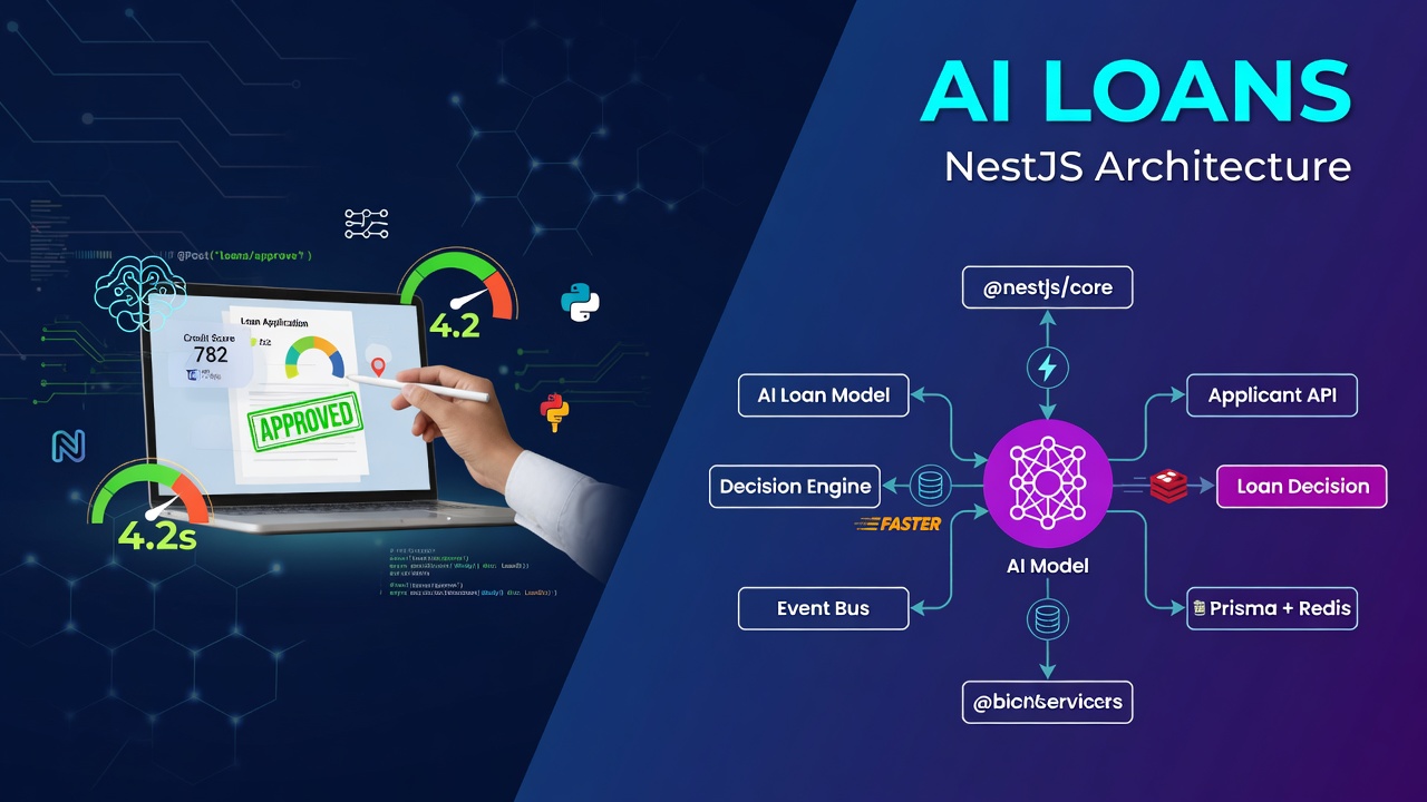 A Bank Wanted to Use AI to Approve Loans Faster, Here Is What I Would Build Around It in NestJS