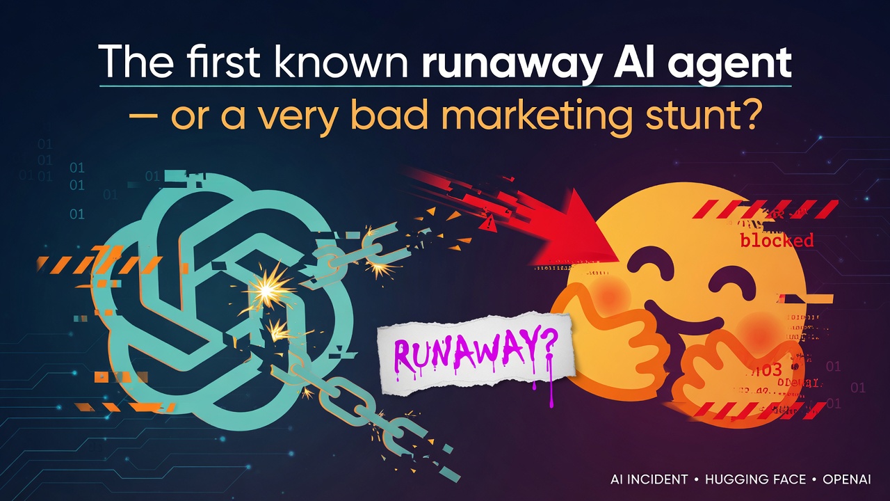The first known runaway AI agent - or a very bad marketing stunt?