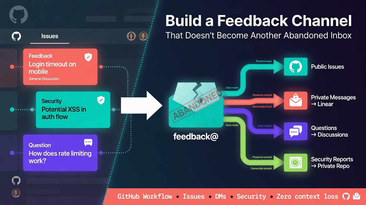Build a Feedback Channel That Doesn't Become Another Abandoned Inbox