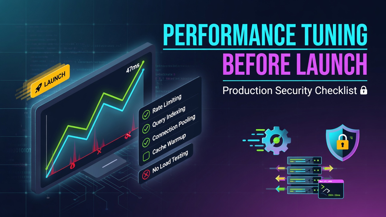 Performance Tuning Before Launch
