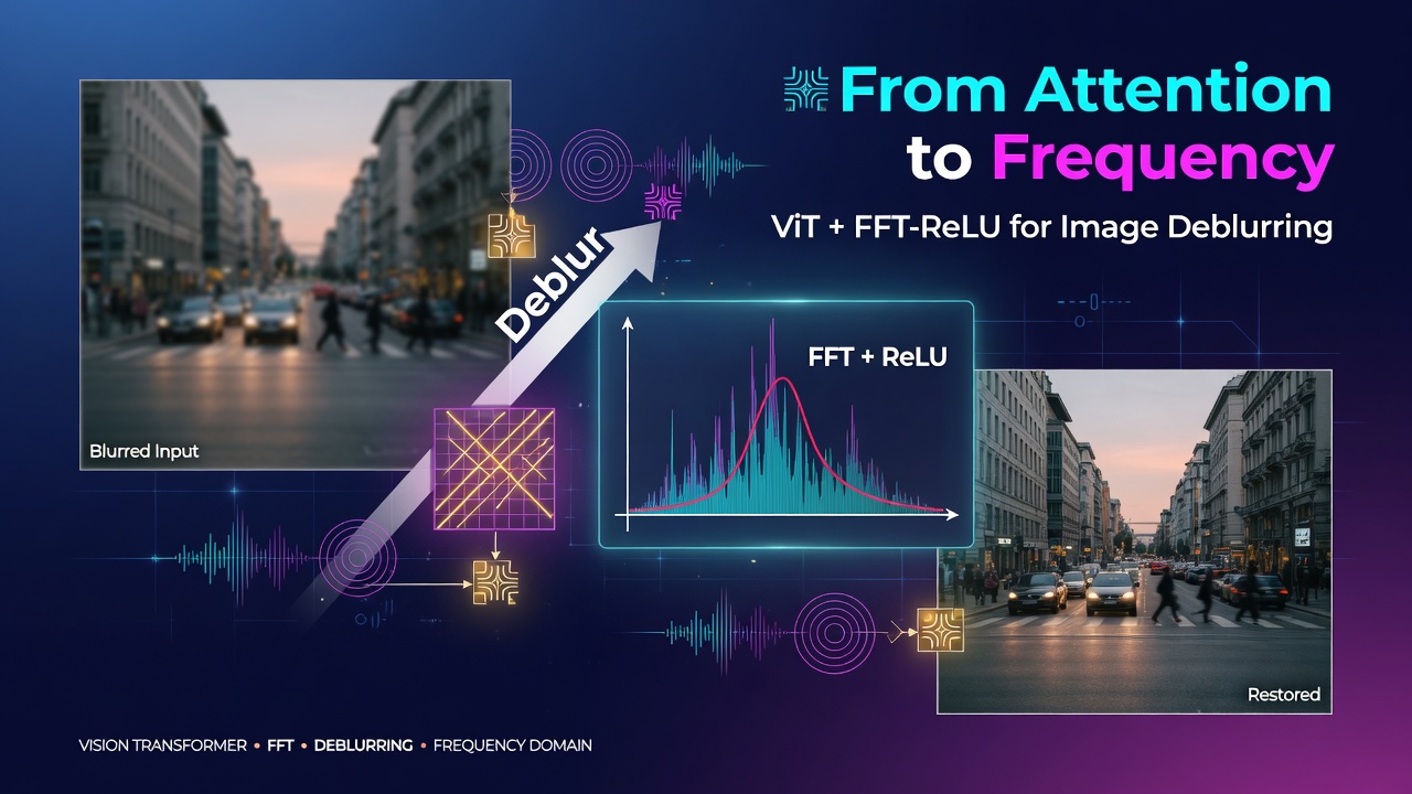 From Attention to Frequency: Integration of Vision Transformer and FFT-ReLU for Enhanced Image Deblurring