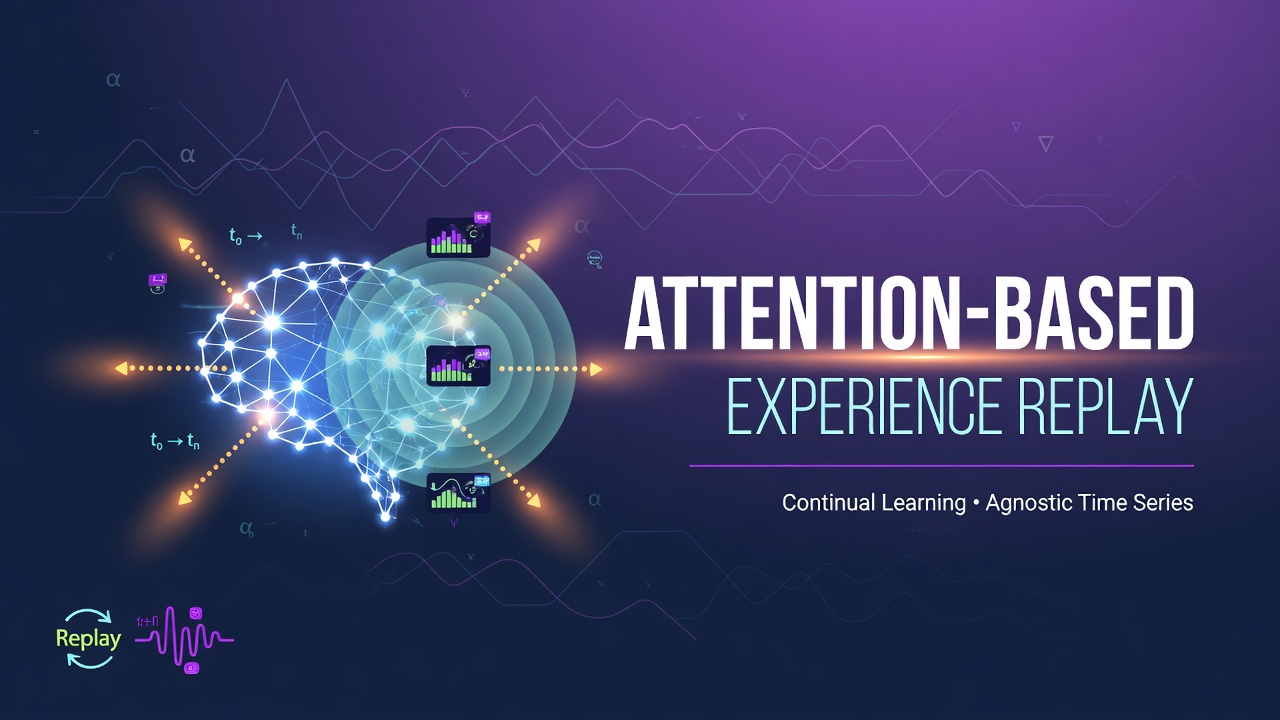 Attention-based Experience Replay Framework for Continual Learning of Agnostic Time Series Forecasting Models