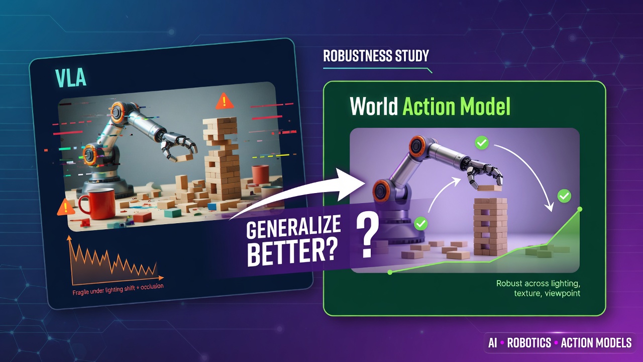Do World Action Models Generalize Better than VLAs? A Robustness Study