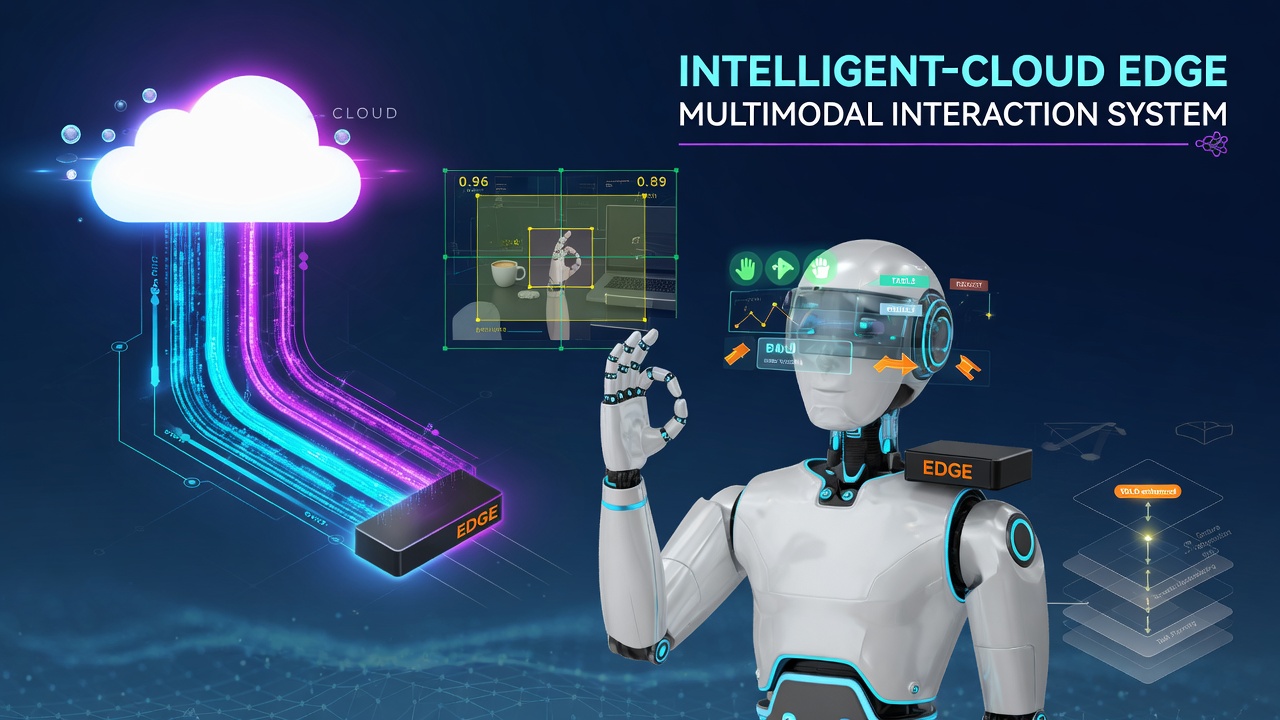 An Intelligent-Cloud Edge Multimodal Interaction System for Robots