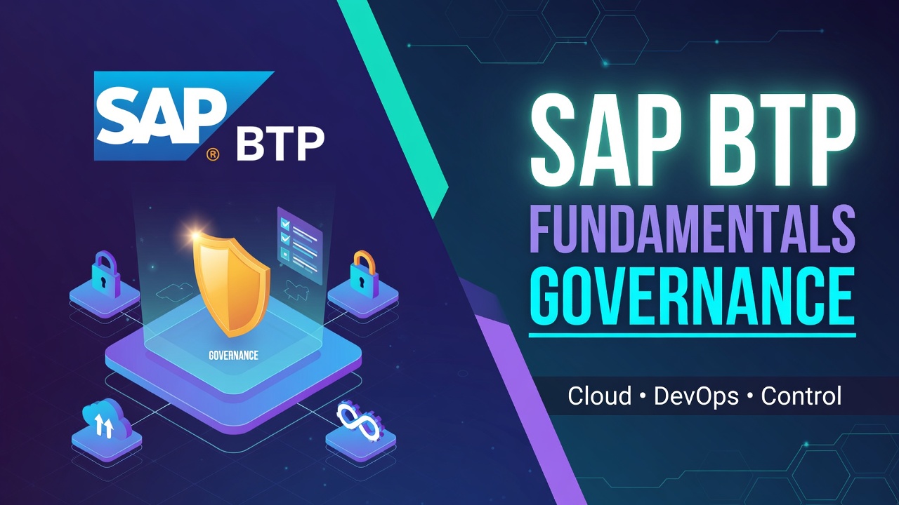 SAP BTP Fundamentals: SAP BTP Governance