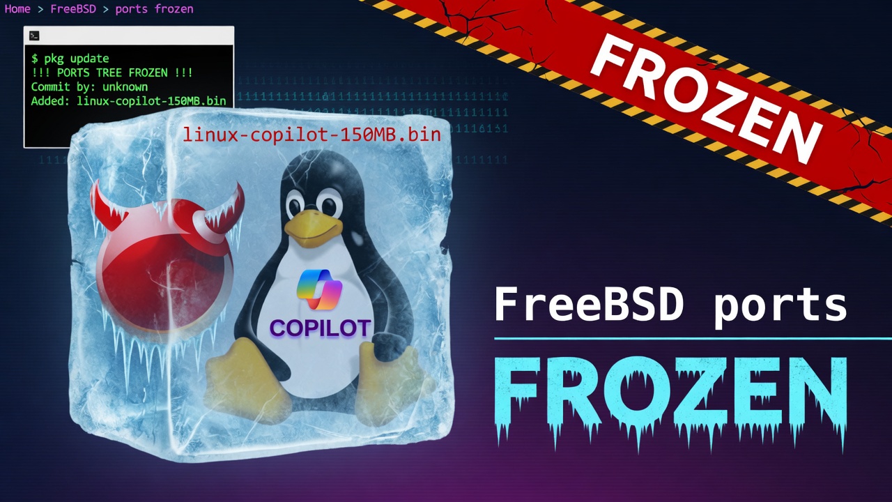 FreeBSD ports frozen
