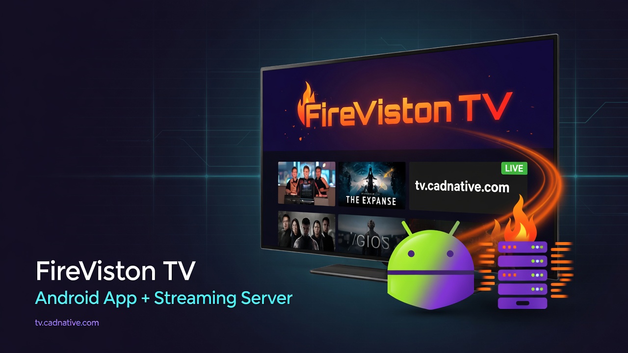 FireViston TV: Android App & Streaming Server for the Living Room