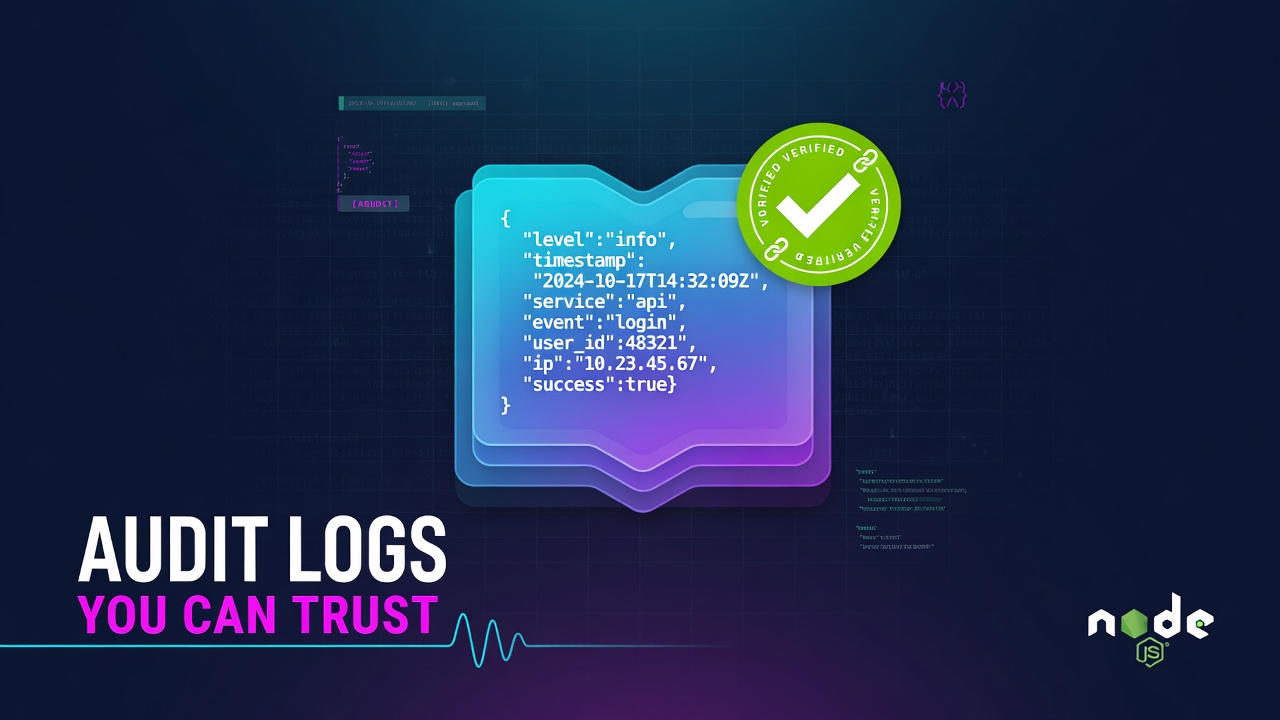 Audit Logs You Can Trust