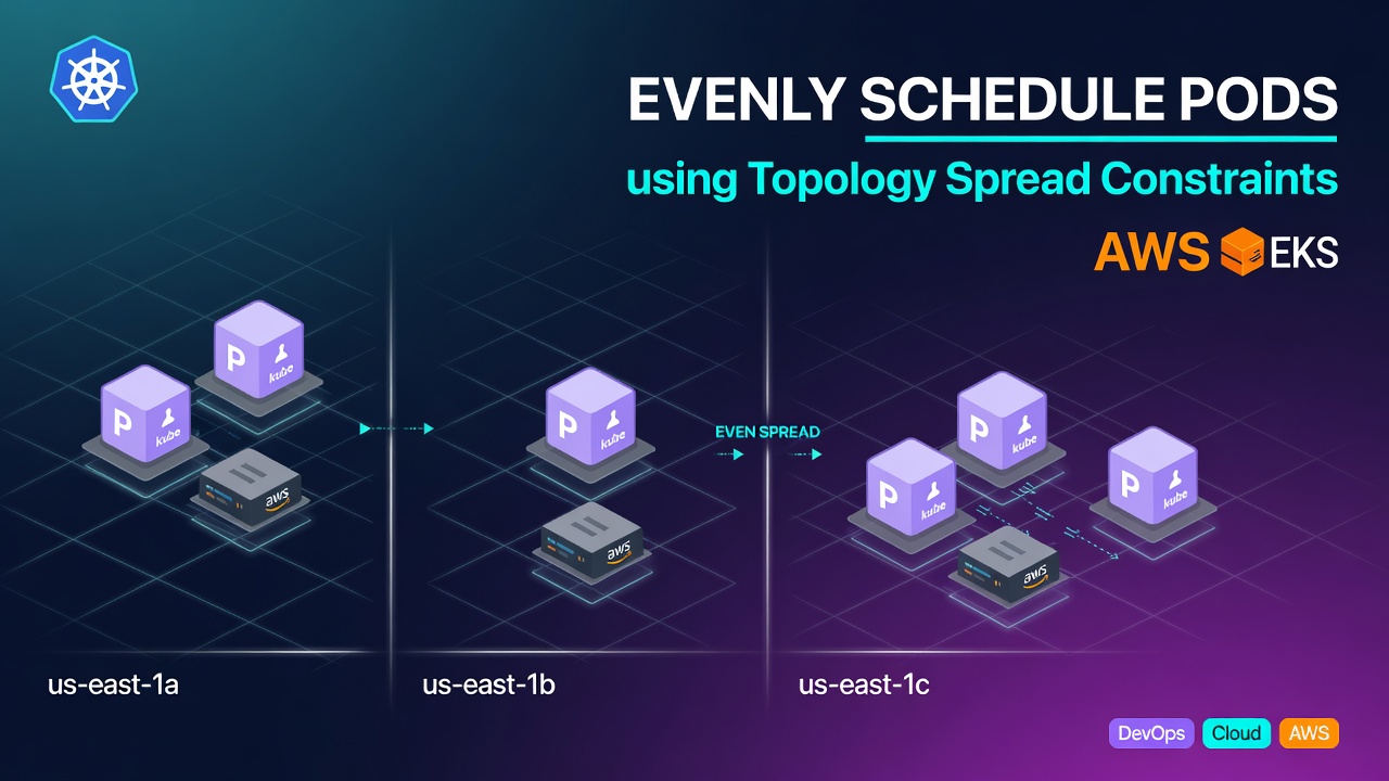 Evenly schedule pods using Topology Spread Constraints in AWS EKS
