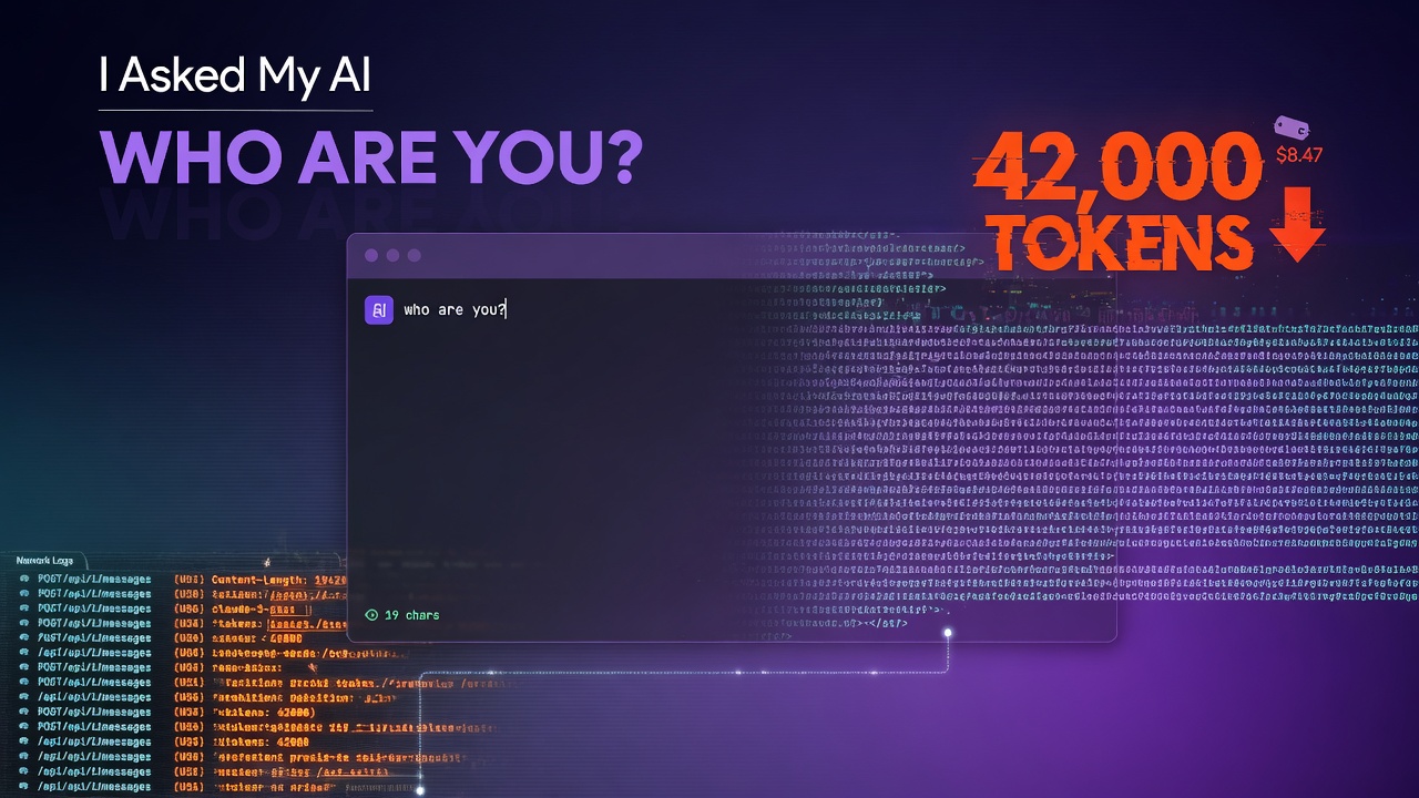 I Asked My AI "Who Are You" — It Cost 42,000 Tokens to Answer
