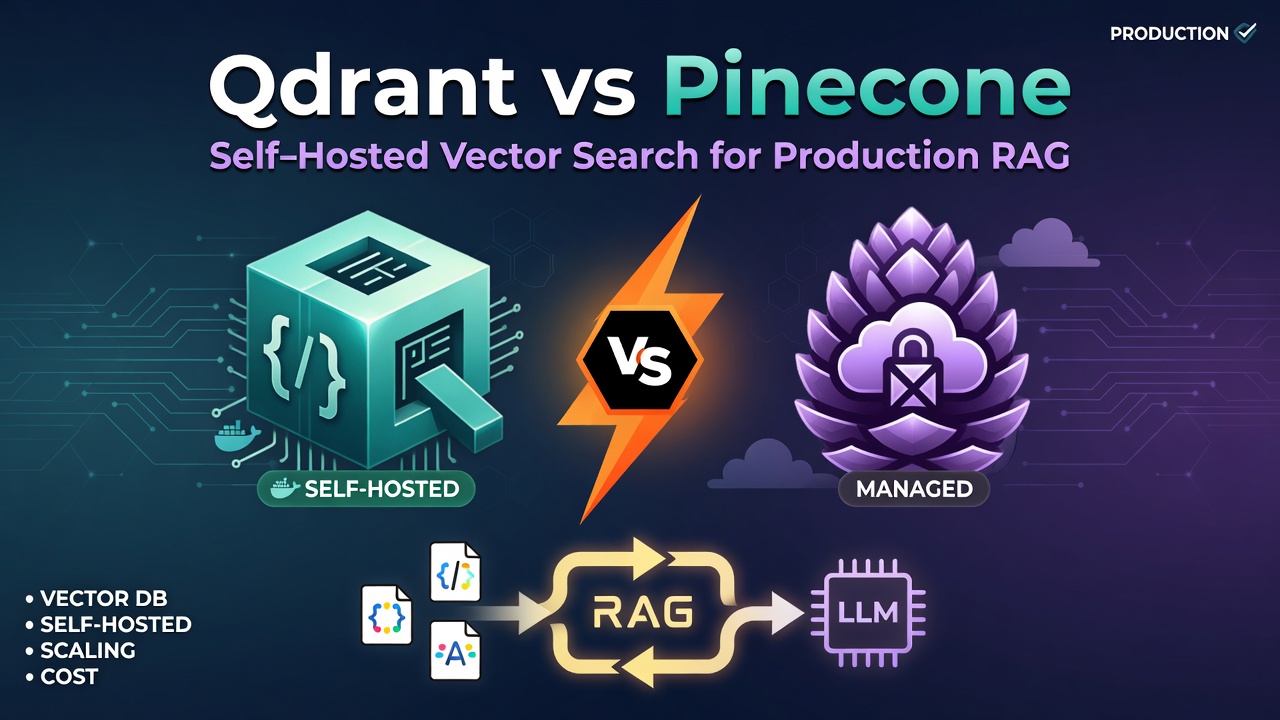 Qdrant vs Pinecone: Self-Hosted Vector Search for Production RAG