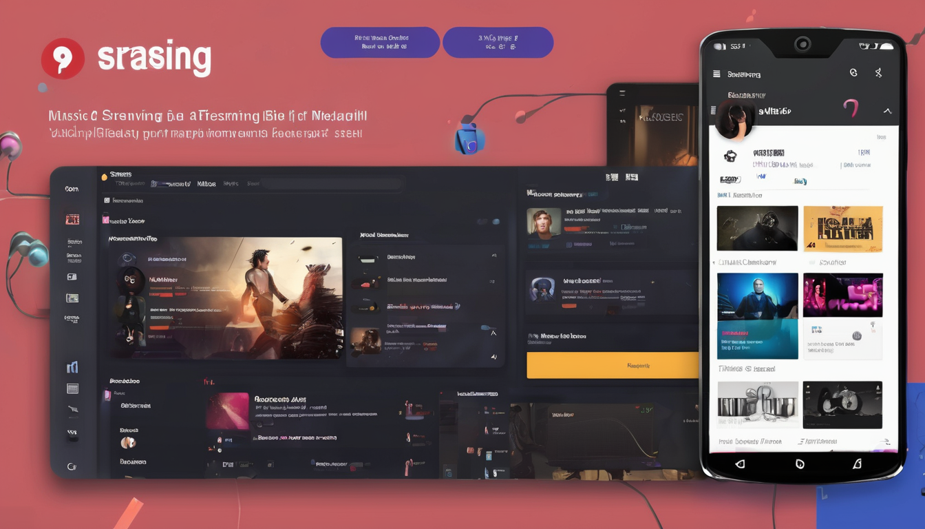 just build a music streaming app for windows and androids