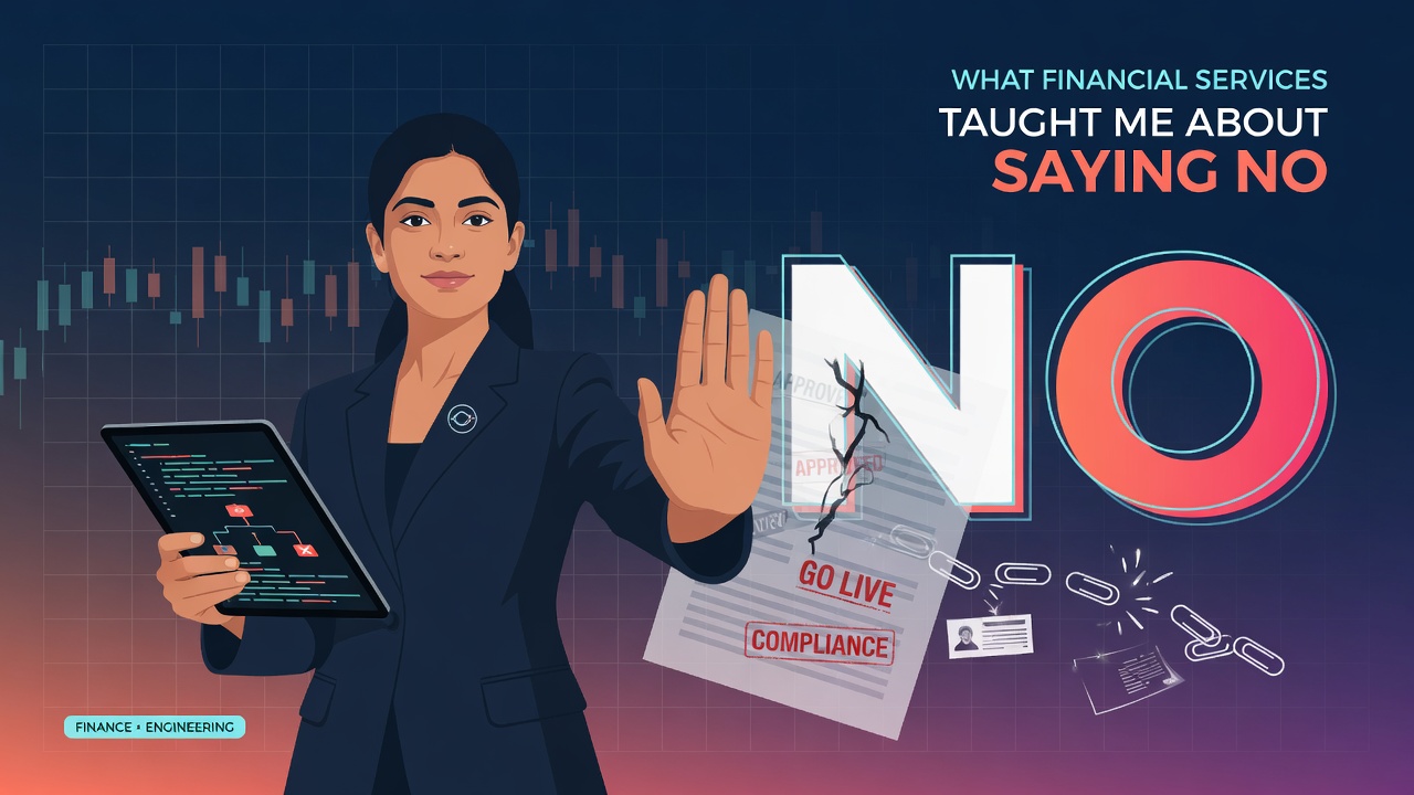 What Financial Services Taught Me About Saying No