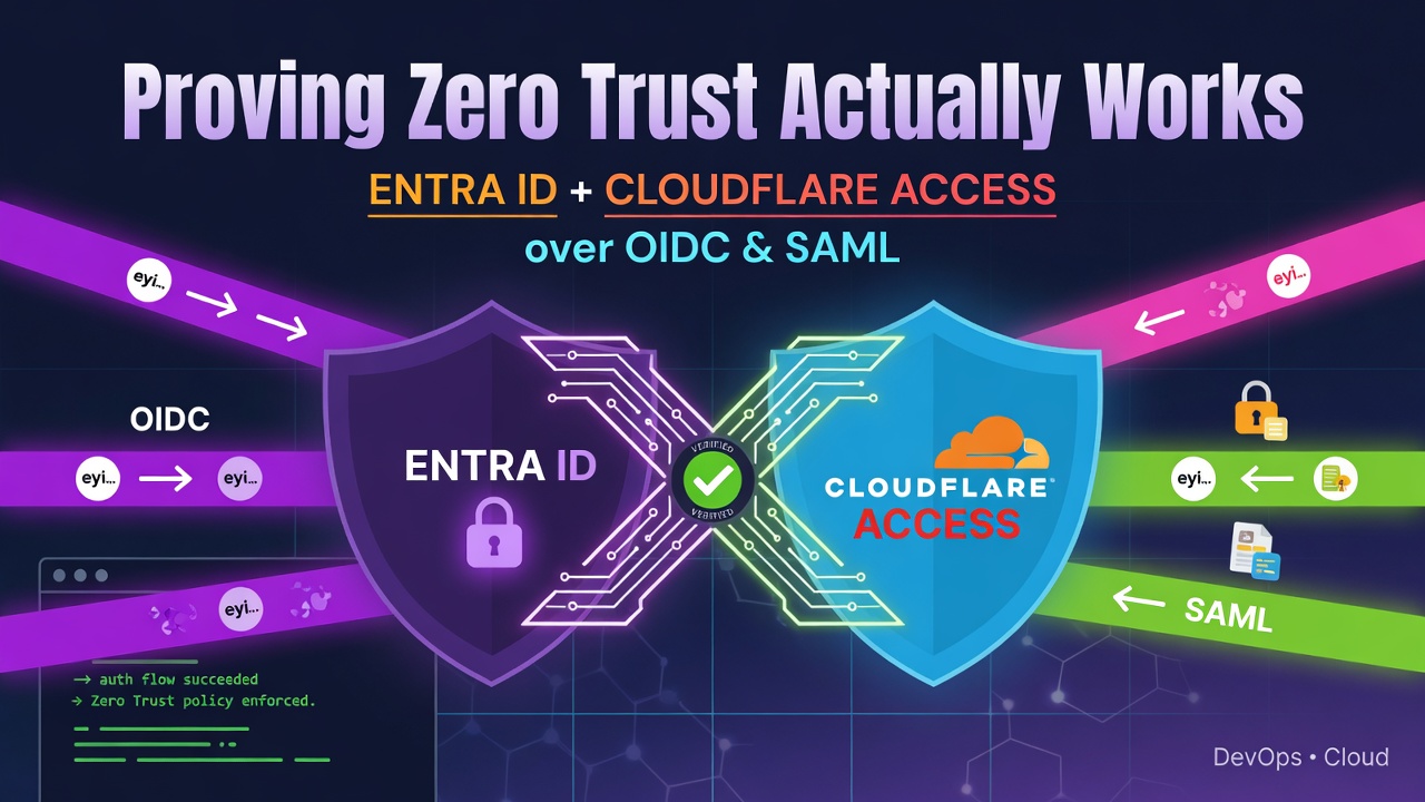 Proving Zero Trust Actually Works: Entra ID + Cloudflare Access over Both OIDC and SAML