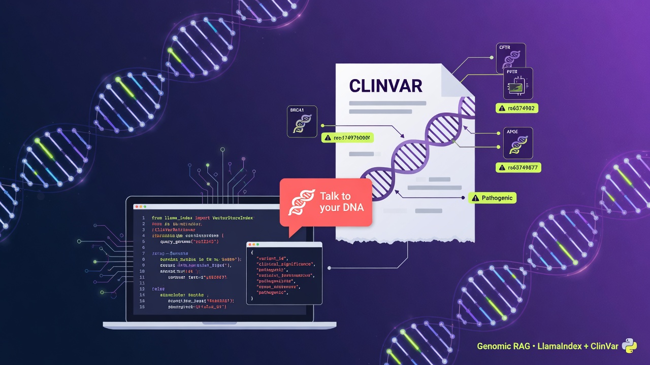 Talk to Your DNA: Building a Genomic RAG Pipeline with LlamaIndex and ClinVar