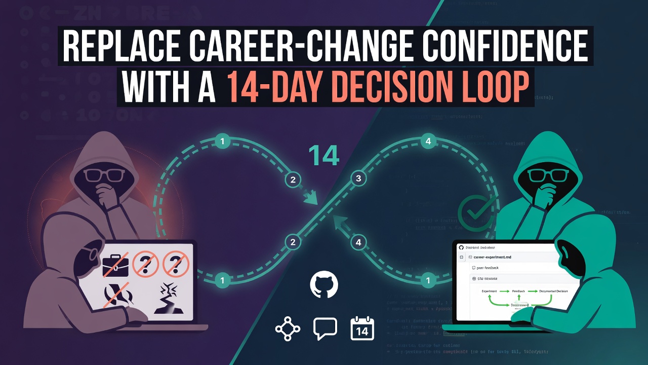Replace Career-Change Confidence With a 14-Day Decision Loop