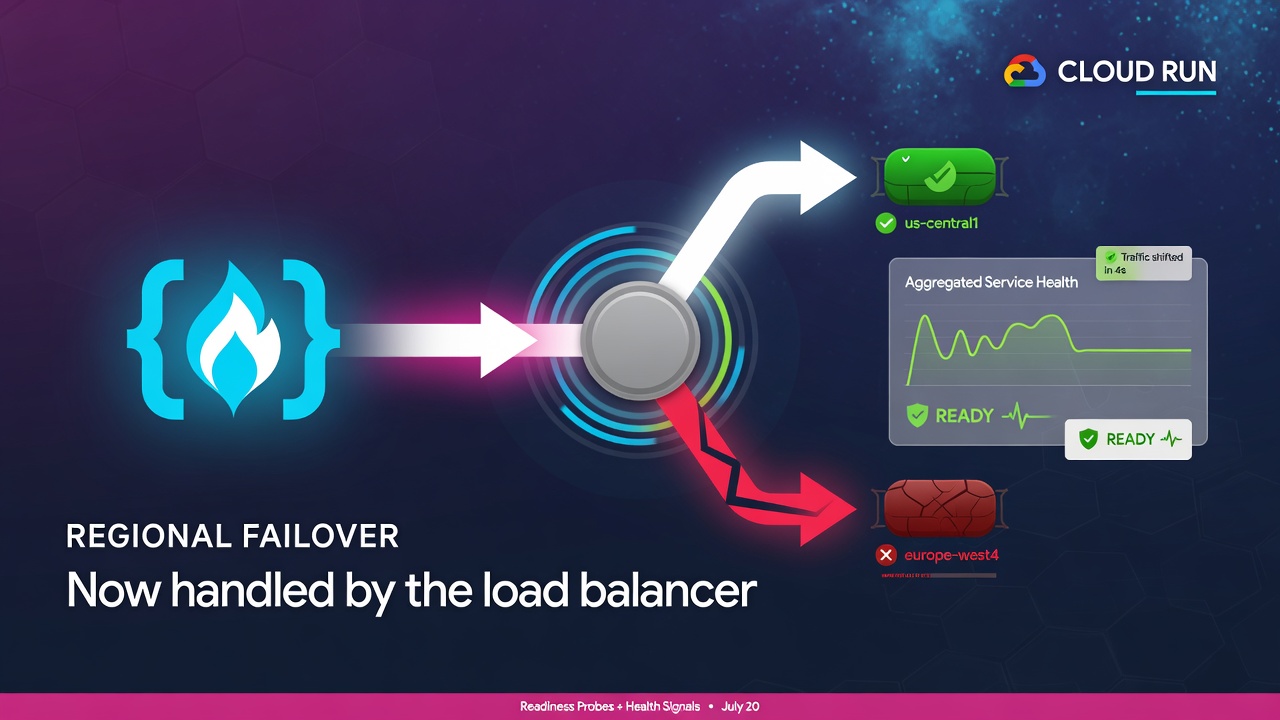 Cloud Run moves regional failover out of the runbook and into the load balancer