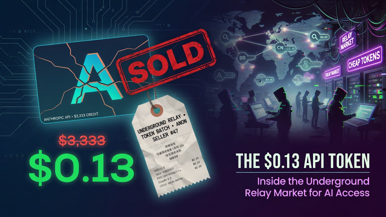 The $0.13 API Token: Inside the Underground Relay Market for AI Access