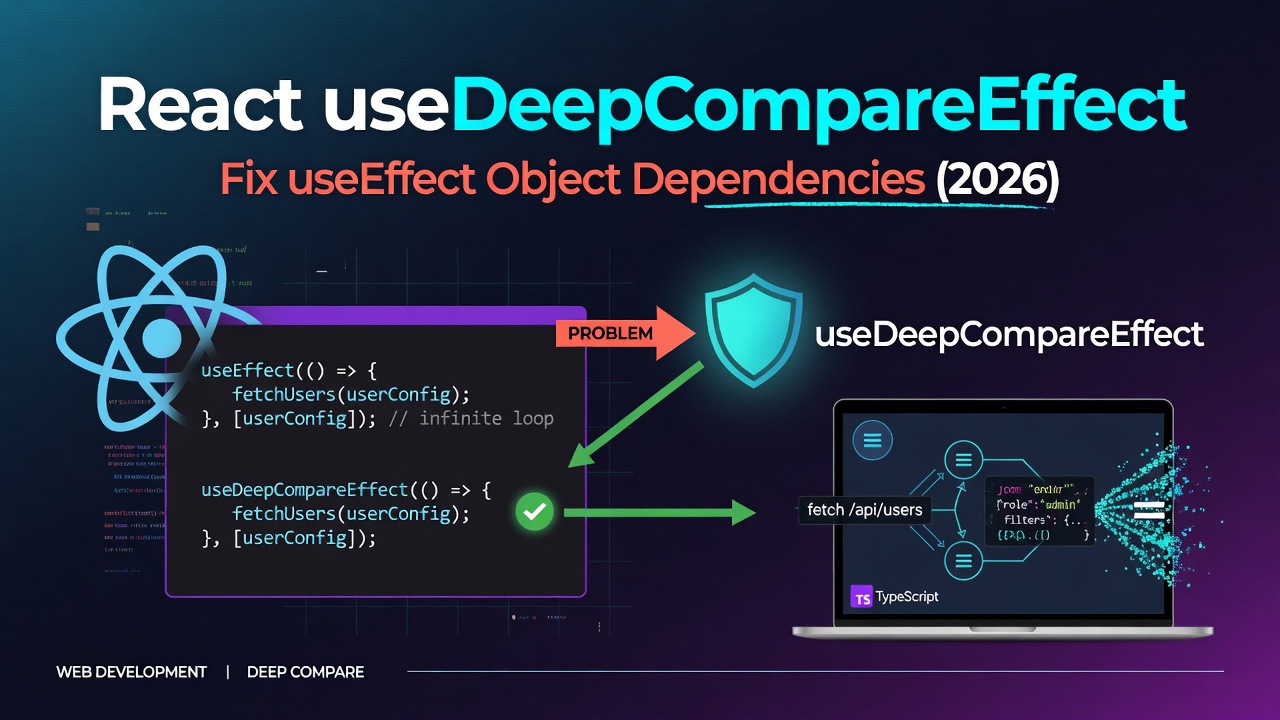 React useDeepCompareEffect: Fix useEffect Object Dependencies (2026)