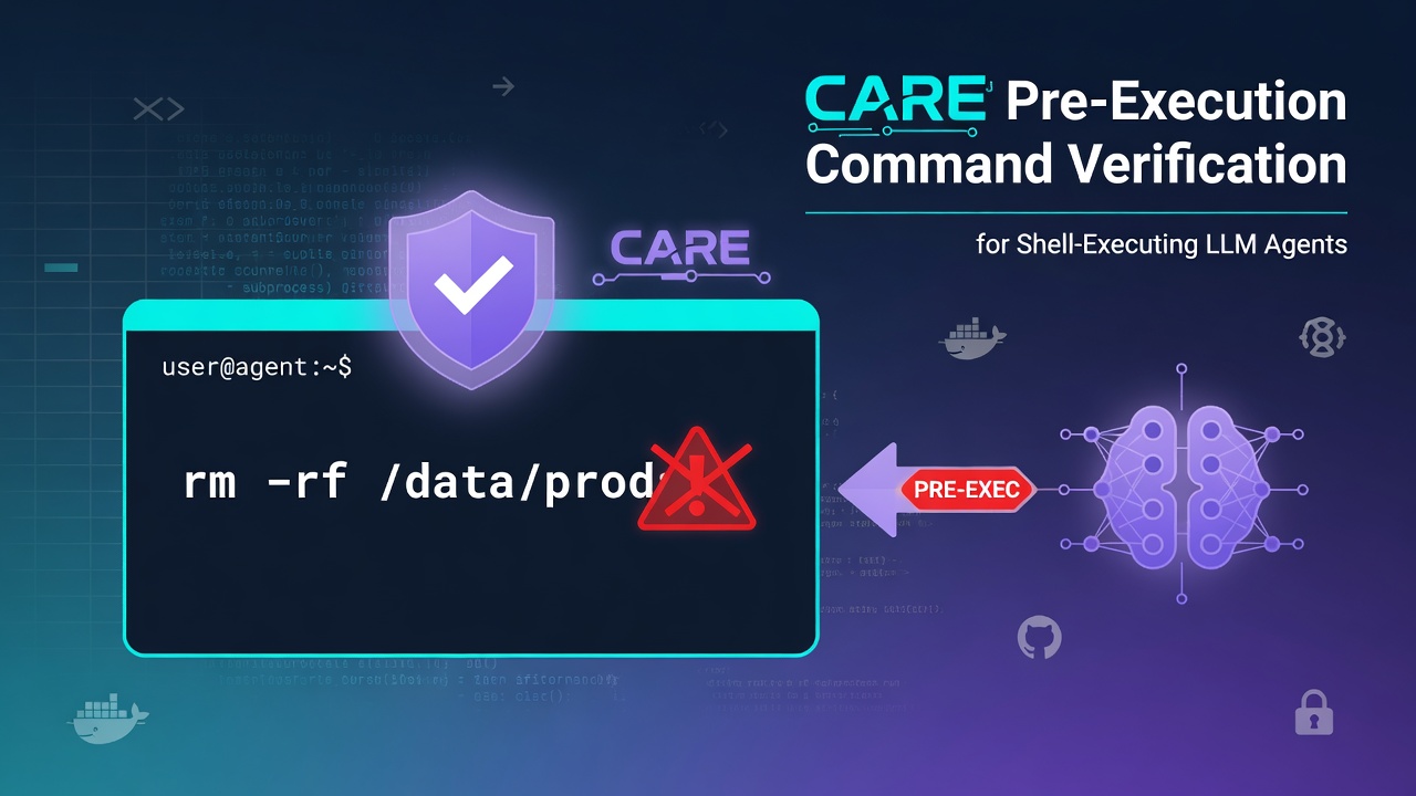 CARE: Pre-Execution Command Verification for Shell-Executing LLM Agents