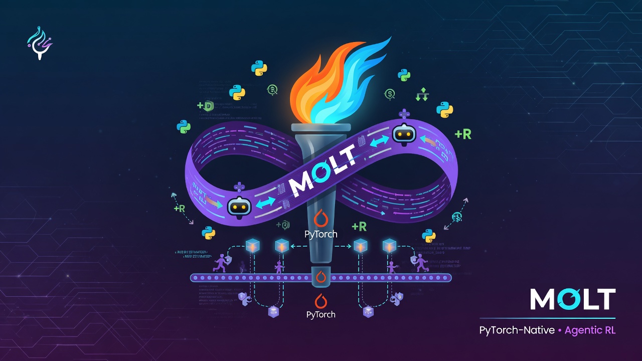 Molt: A Scalable PyTorch-Native Training Framework for Agentic Reinforcement Learning