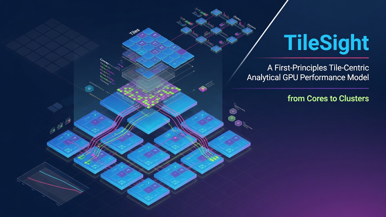 TileSight: A First-Principles Tile-Centric Analytical GPU Performance Model from Cores to Clusters