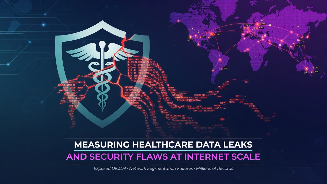 Measuring Healthcare Data Leaks and Security Flaws at Internet Scale