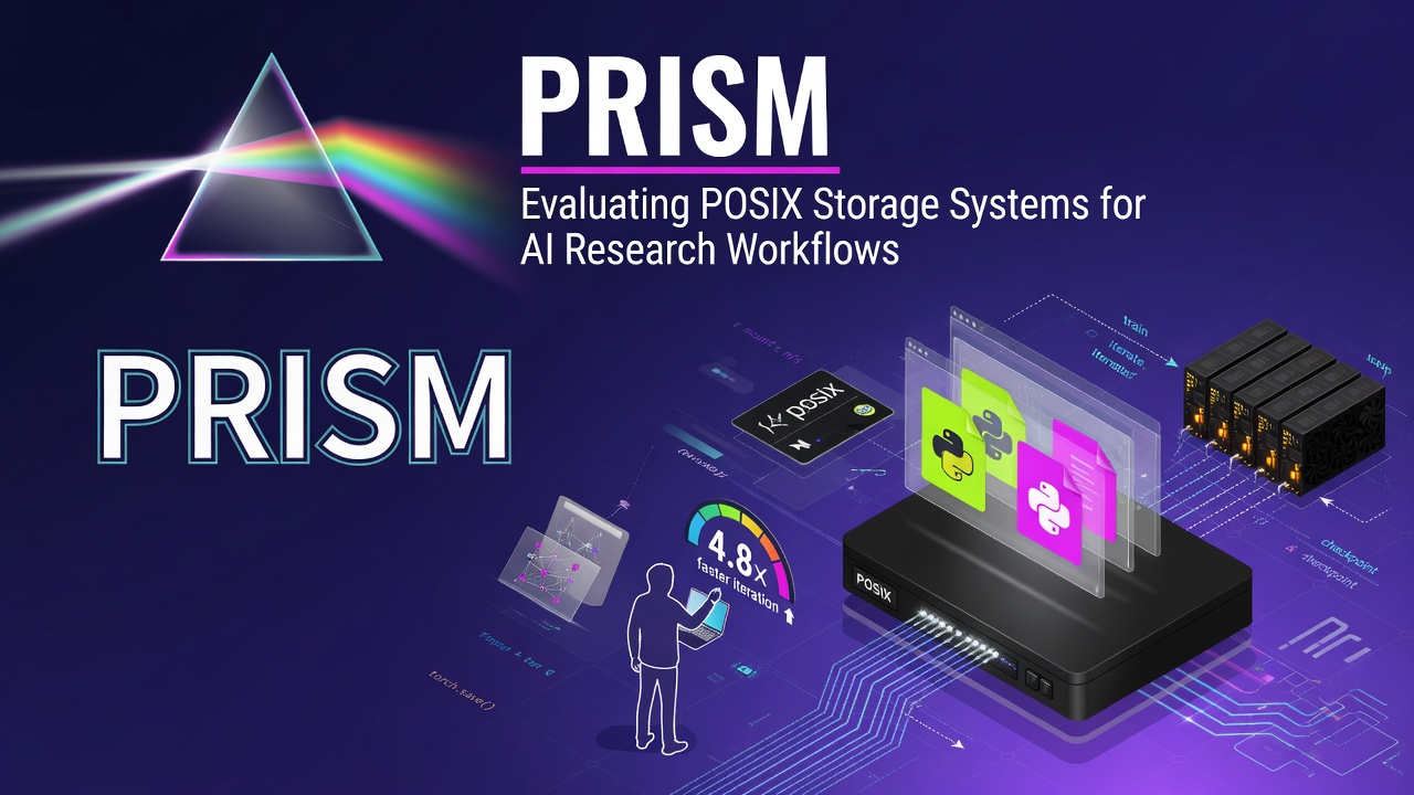 PRISM: Evaluating POSIX Storage Systems for AI Research Workflows