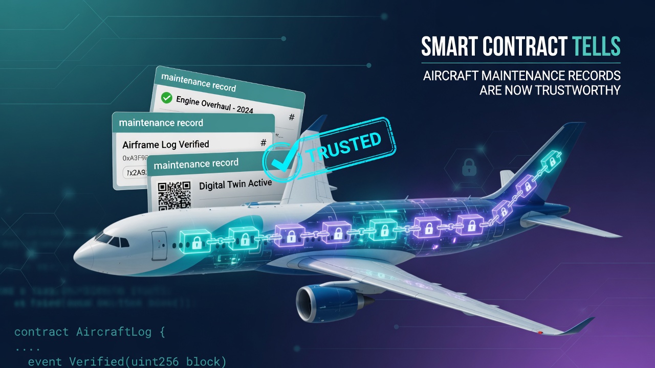 Smart Contract Tells: Aircraft Maintenance Records Are Now Trustworthy