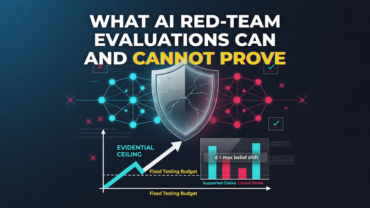 What AI Red-Team Evaluations Can and Cannot Prove
