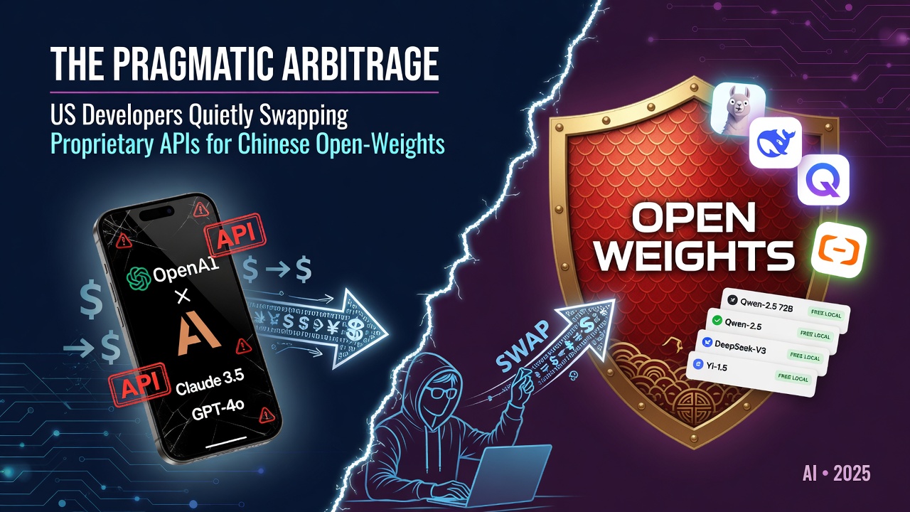 The Pragmatic Arbitrage: Why US Developers are Quietly Swapping Proprietary APIs for Chinese Open-Weights