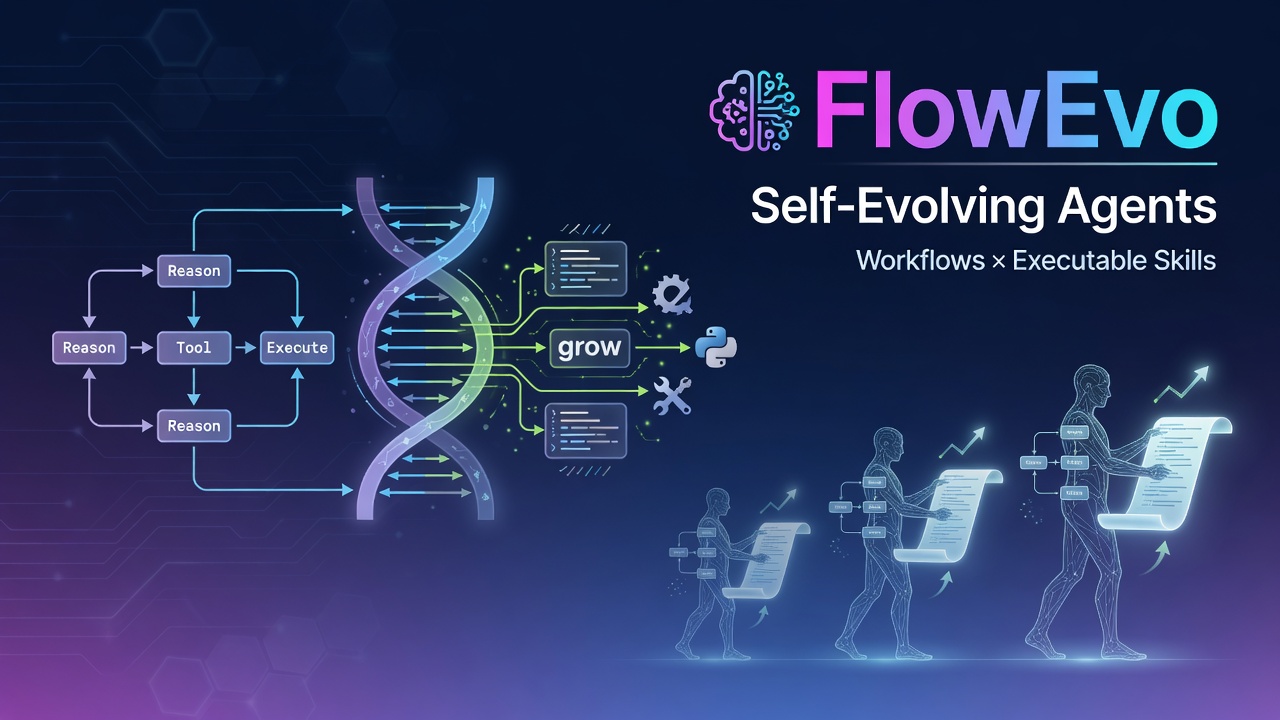 FlowEvo: Self-Evolving Agents through the Co-Evolution of Workflows and Executable Skills