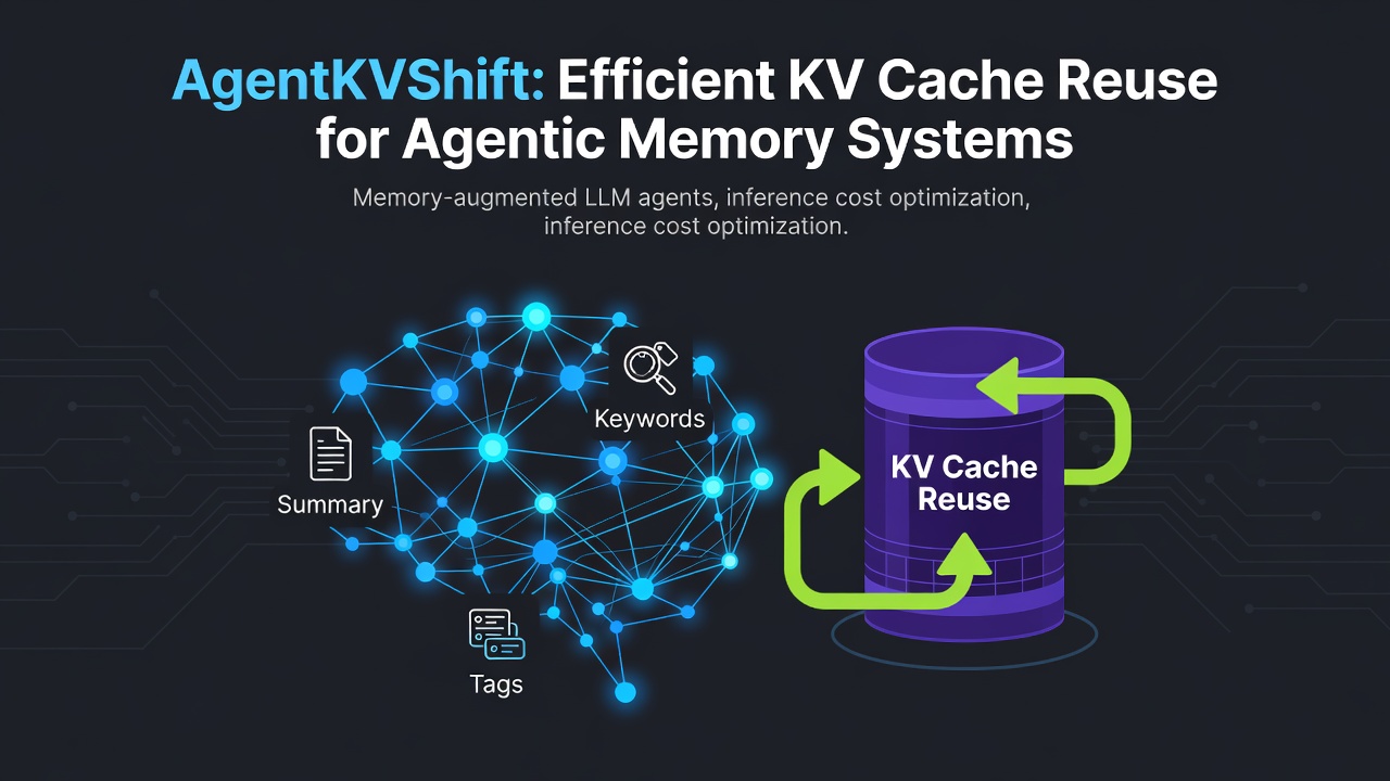 AgentKVShift: Efficient KV Cache Reuse for Agentic Memory Systems