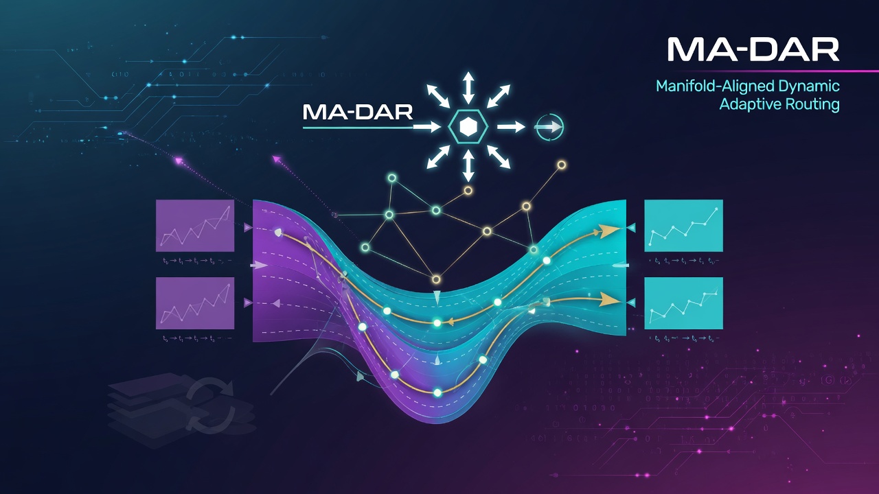 MA-DAR: Manifold-Aligned Dynamic Adaptive Routing for Continual Temporal Knowledge Graph Reasoning