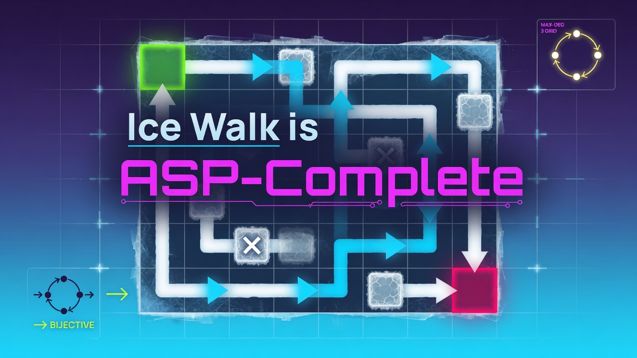 Ice Walk is ASP-Complete