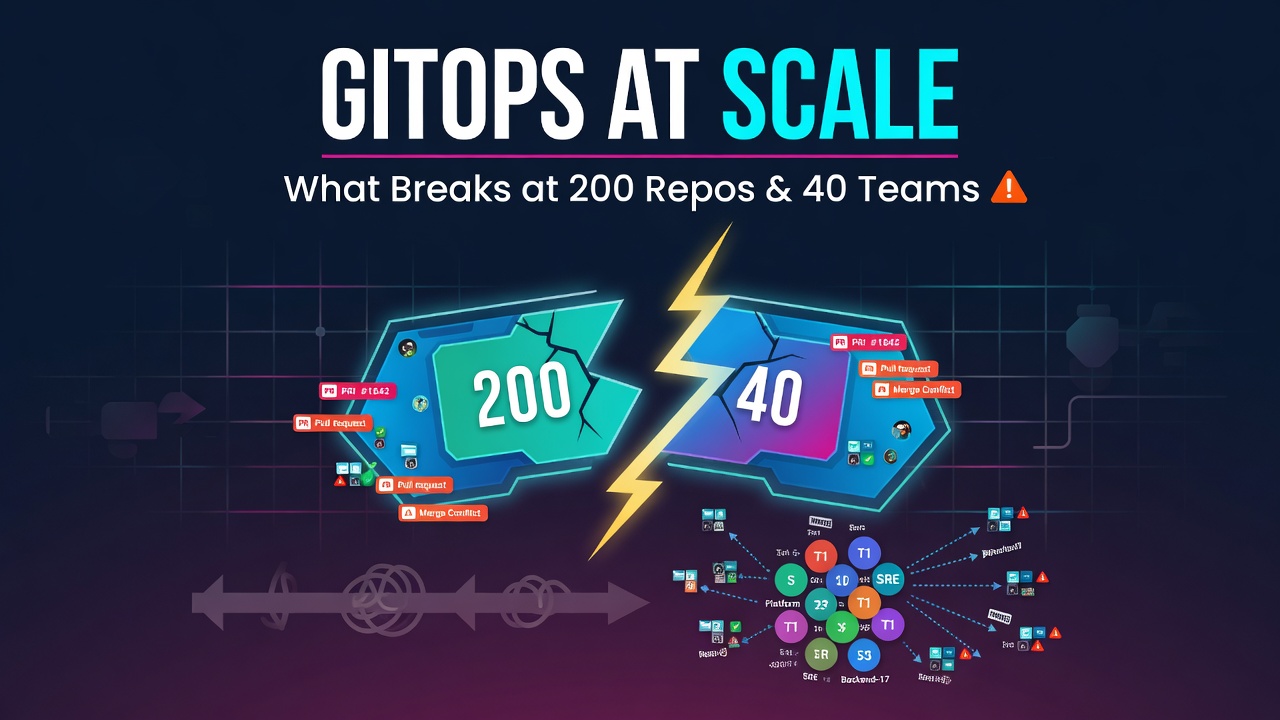 GitOps at Scale: What Breaks at 200 Repos and 40 Teams